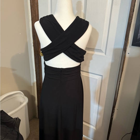 Black Dress Melanie Lynn Size 10 - Picture 6 of 7
